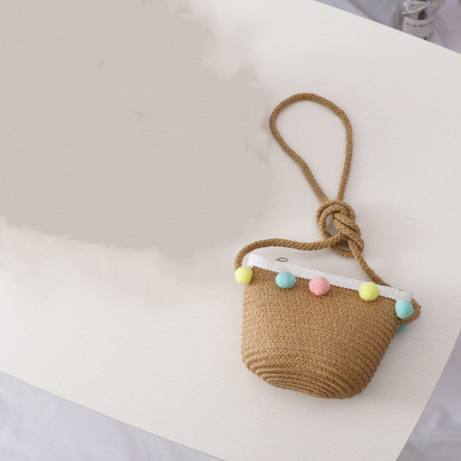 Straw Hat & Bag Set